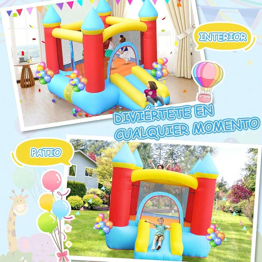Gran castillo inflable