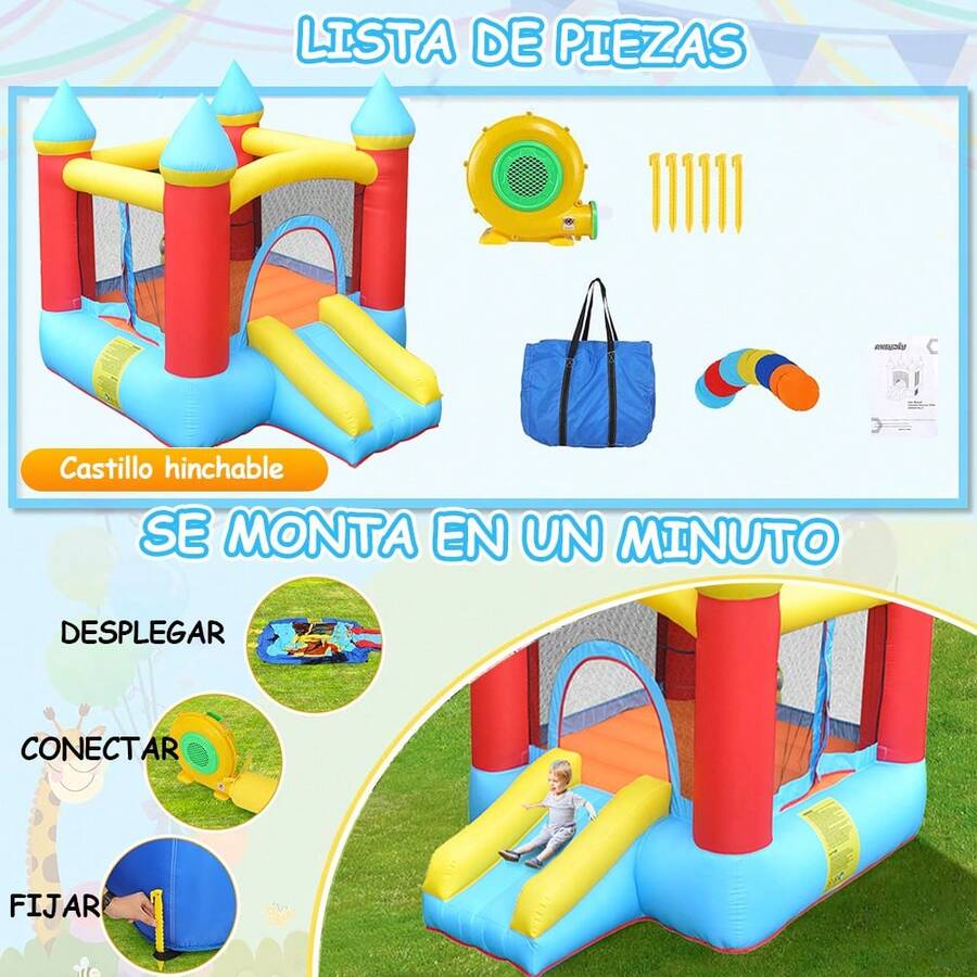 Gran castillo inflable