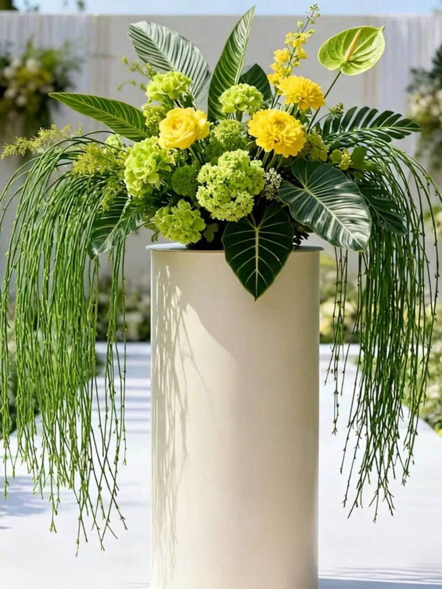 Plantas artificiales en maceta, plantas falsas pequeñas
