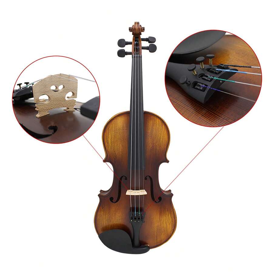 Violín mudo retro