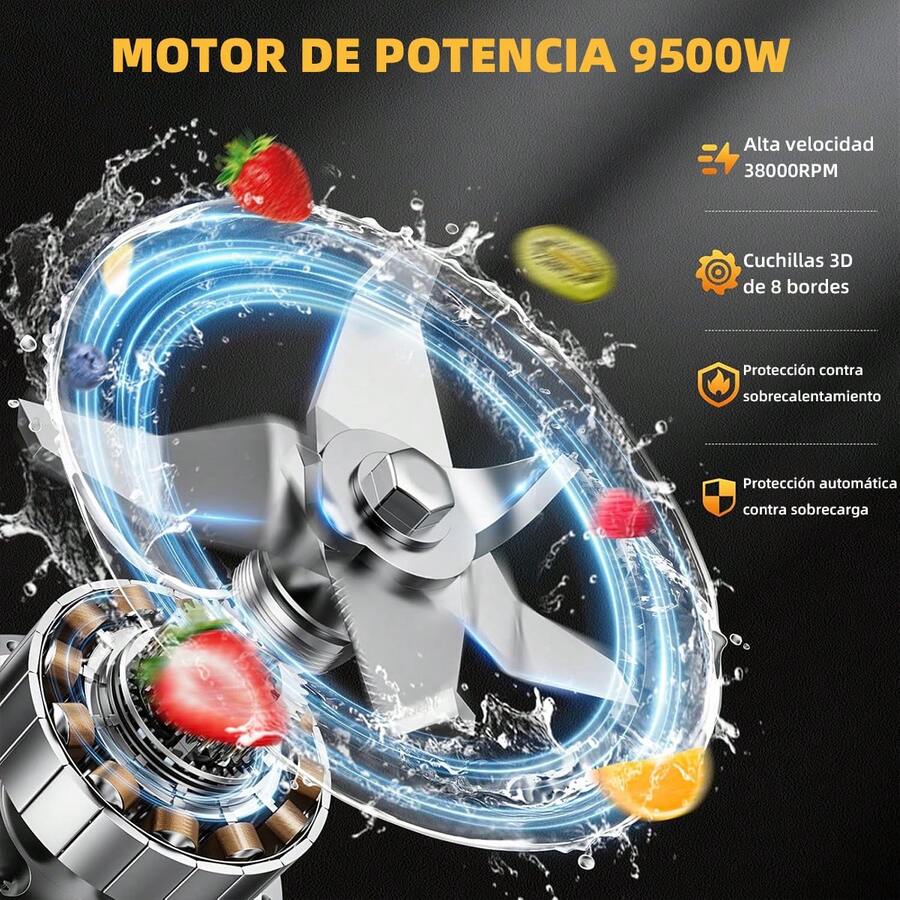 Extractor De Jugos Eléctrico,Batidora y Robot