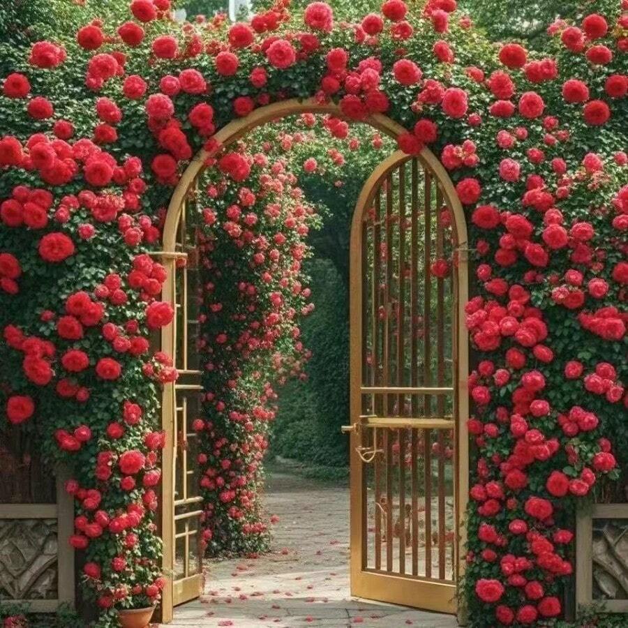 135 Semillas de Rosas Trepadoras