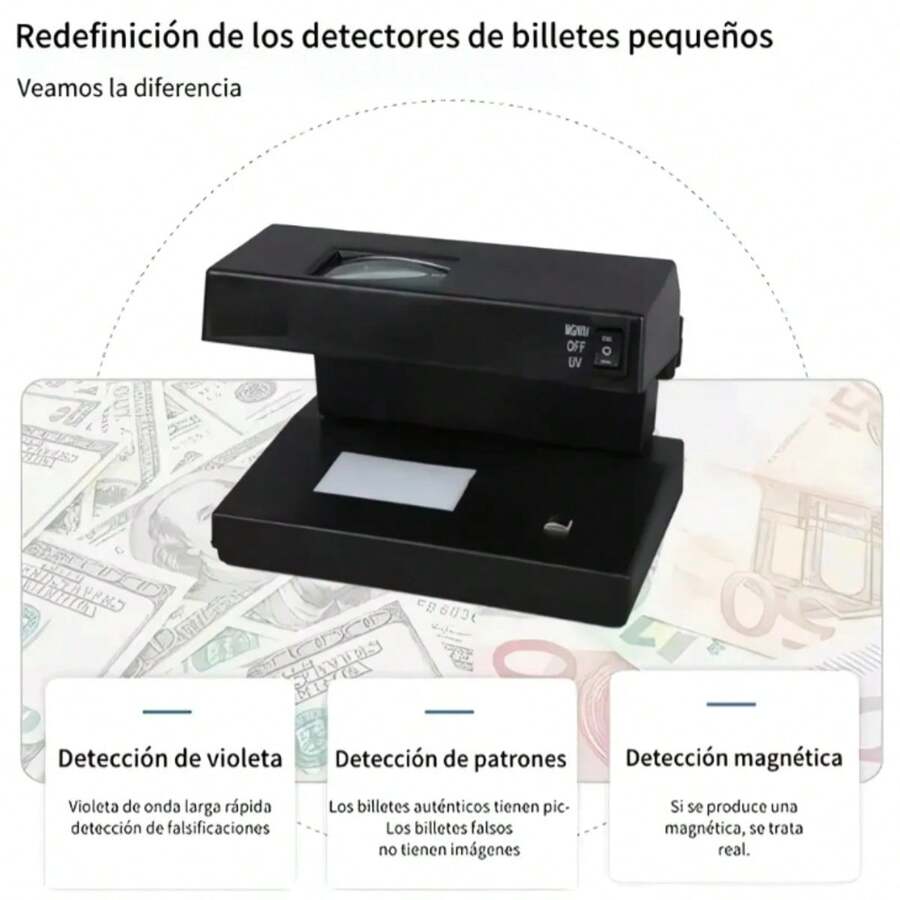 Detector de billetes falsos