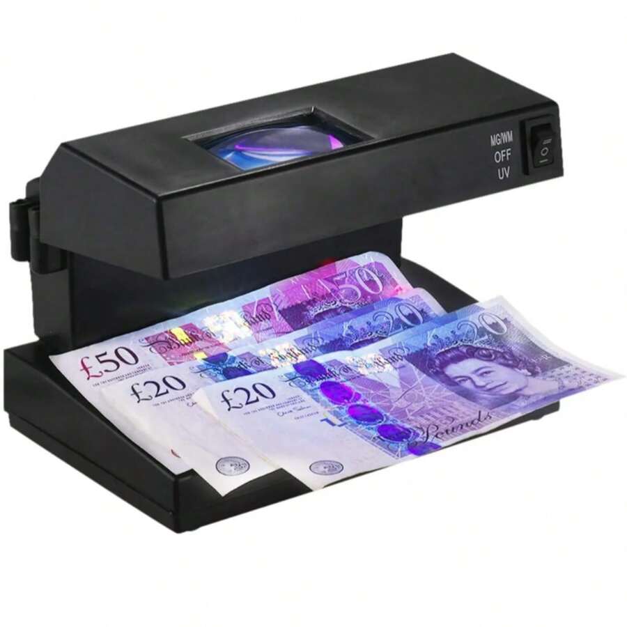 Detector de billetes falsos de escritorio portátil