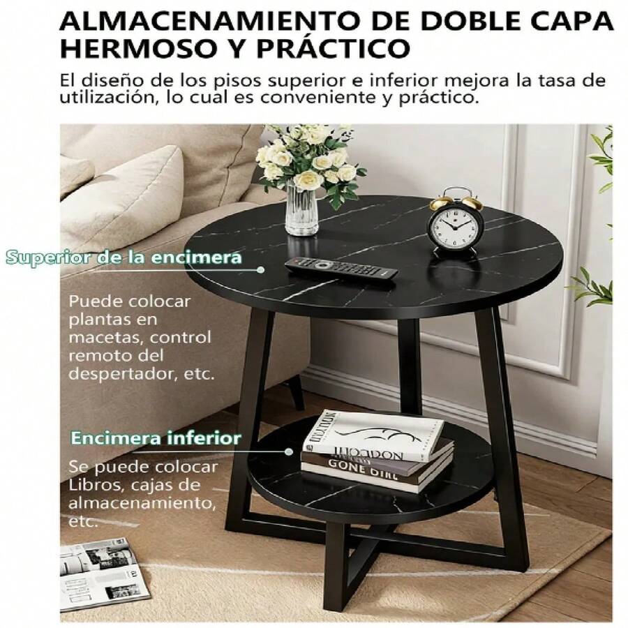 Mesa auxiliar de sofá