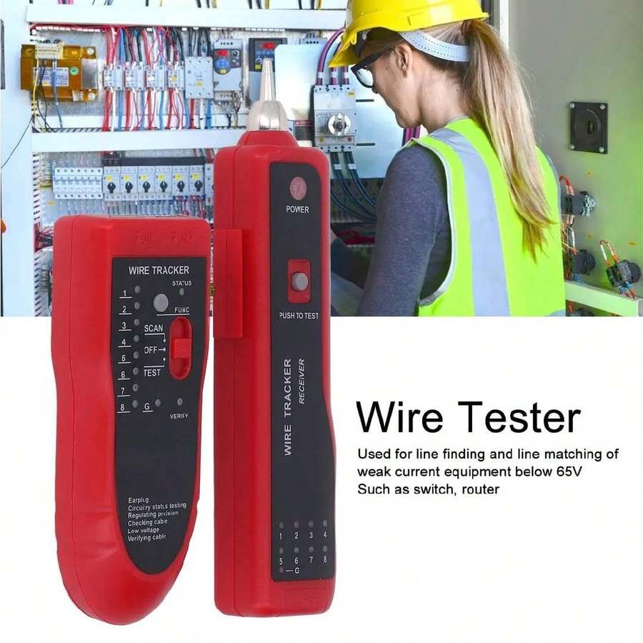 Kit Rastreador De Cables Receptor Probador De Cables