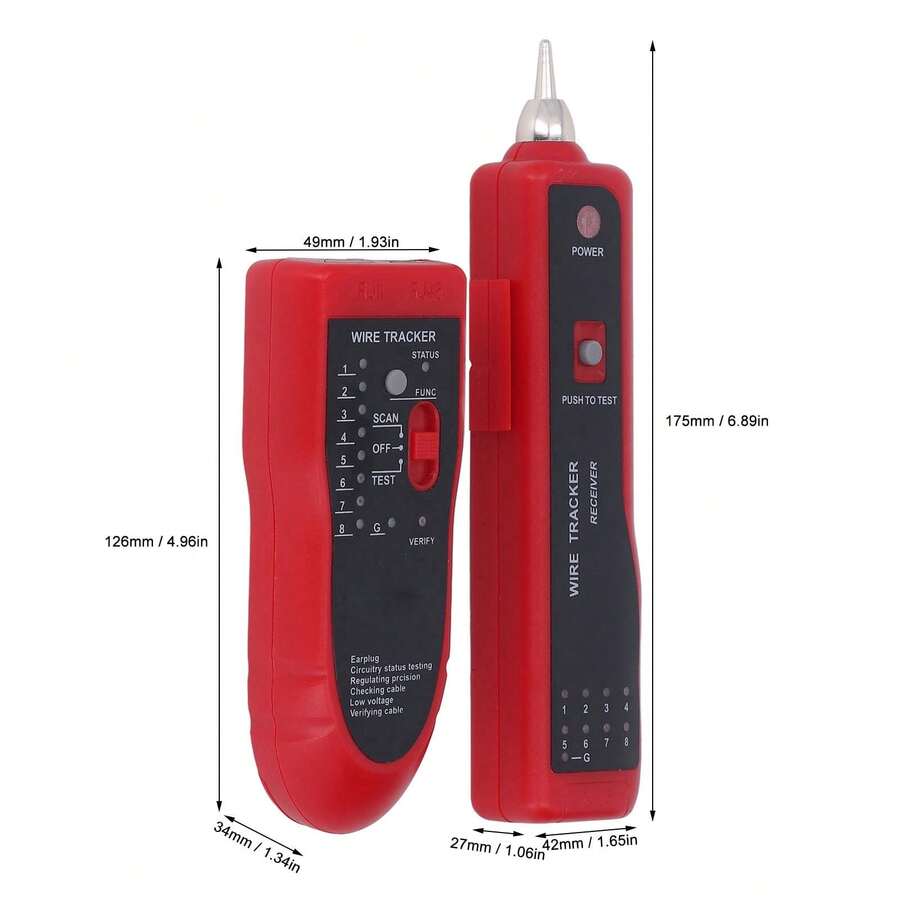 Kit Rastreador De Cables Receptor Probador De Cables