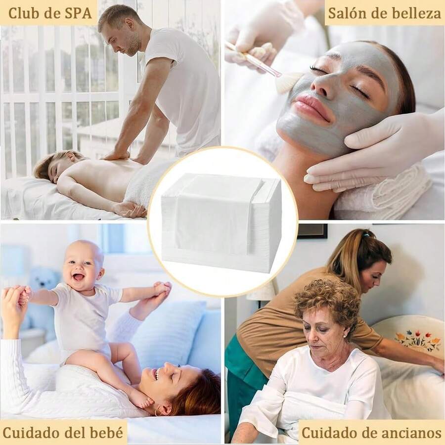 Sábanas Desechables Para Cama De Masaje 100 Piezas