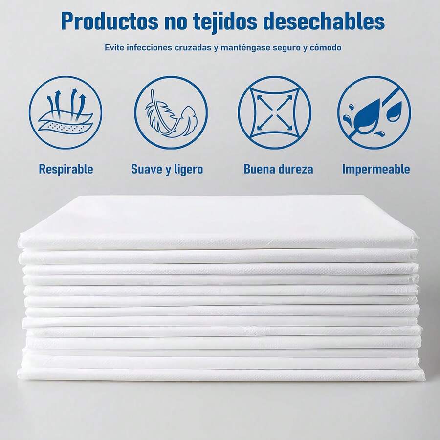 Sábanas Desechables Para Cama De Masaje 100 Piezas