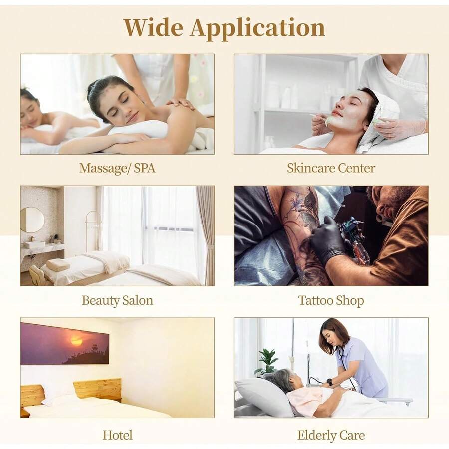 Sábanas Desechables Para Cama De Masaje 100 Piezas