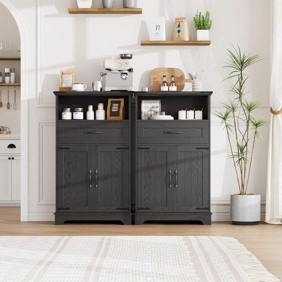 Gabinete de almacenamiento de estilo granja