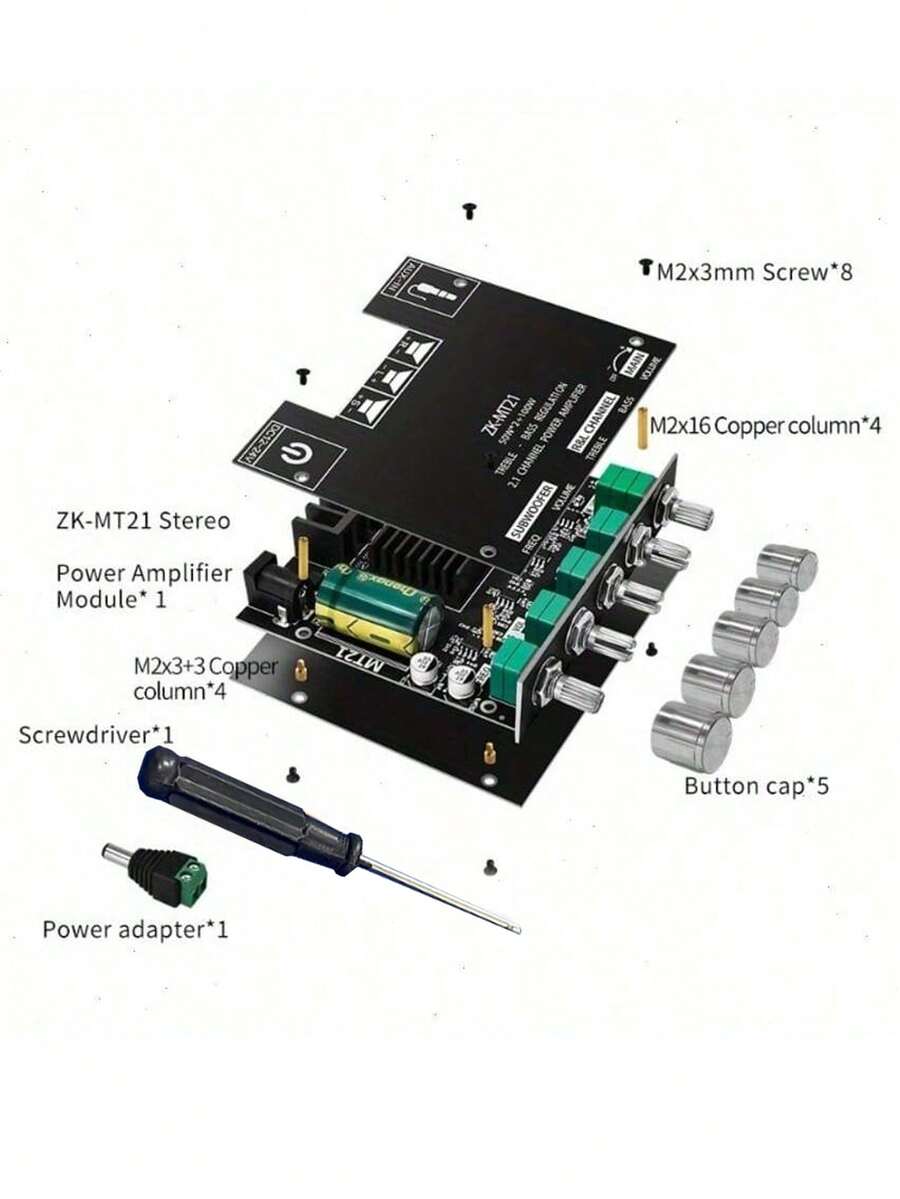 Placa amplificadora de 2.1