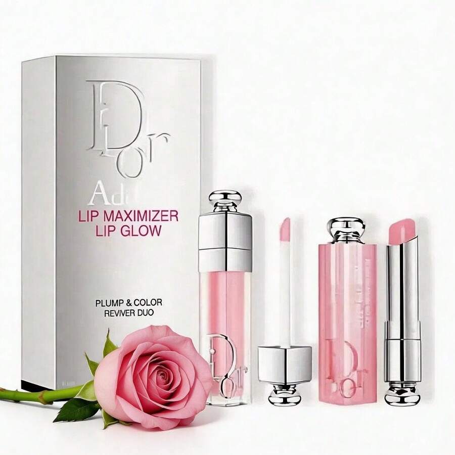 Dior Travel Lip Maximizer Kit Pink 2pcs