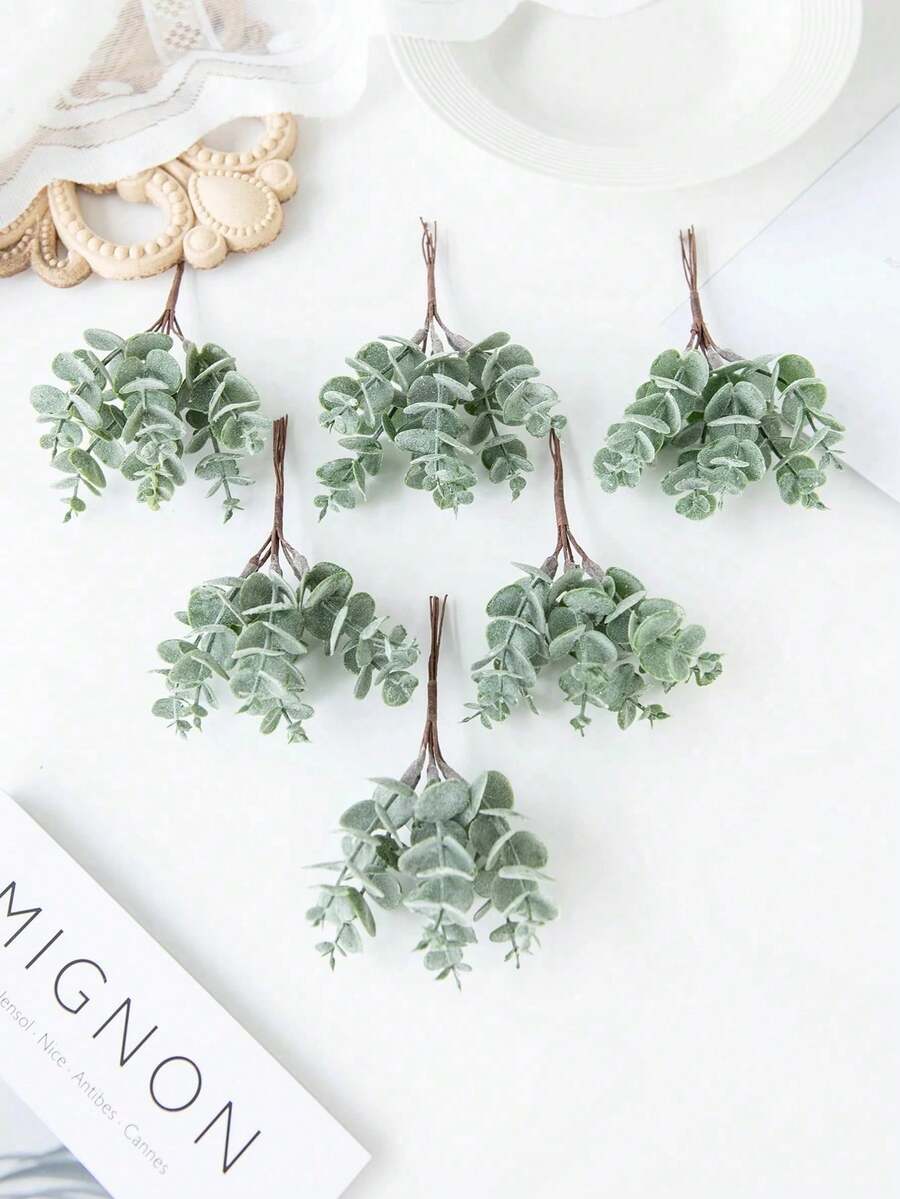 Plantas artificiales en maceta, plantas falsas pequeñas