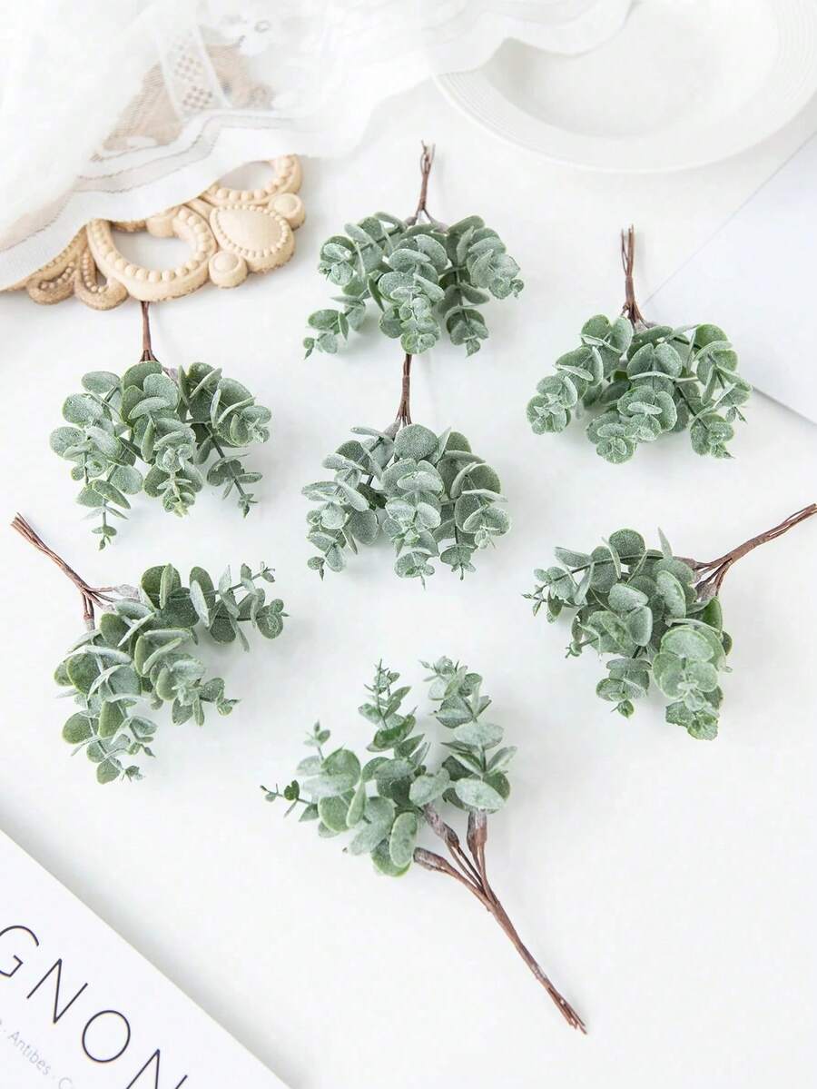 Plantas artificiales en maceta, plantas falsas pequeñas