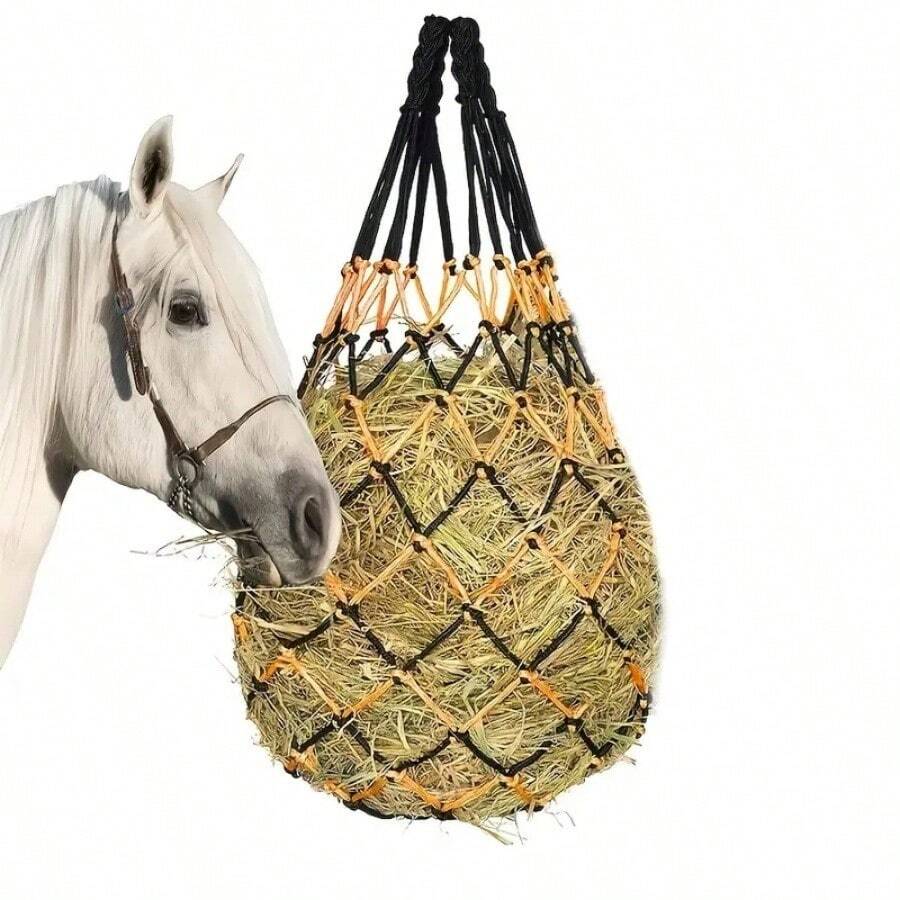 bolsa de heno para caballos
