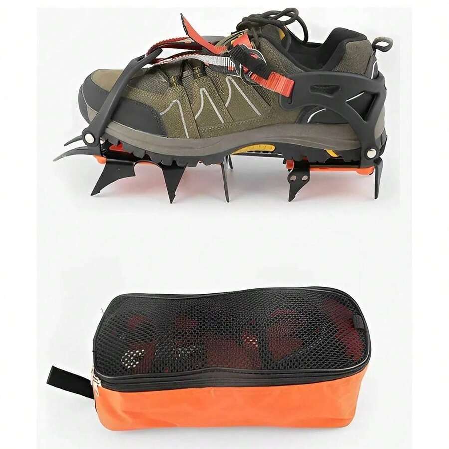Crampones Profesionales De 12 Dientes Roca Hielo