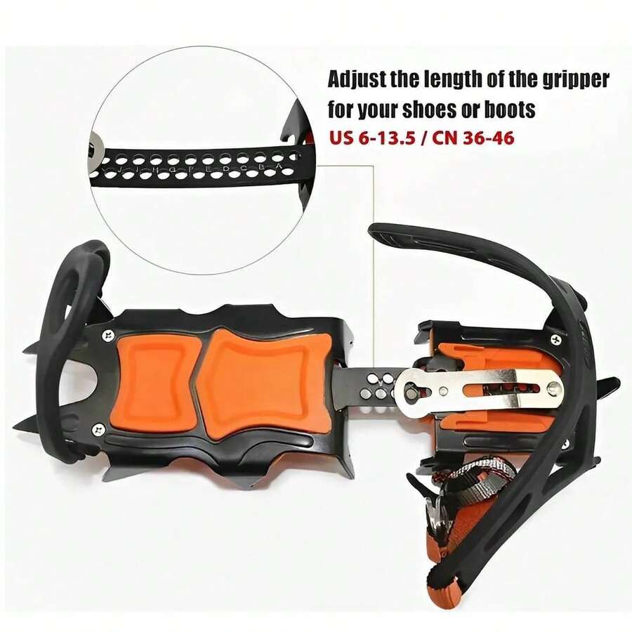 Crampones Profesionales De 12 Dientes Roca Hielo