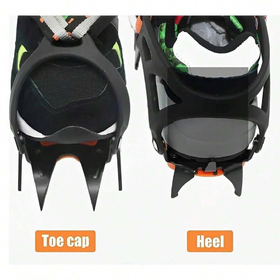 Crampones Profesionales De 12 Dientes Roca Hielo