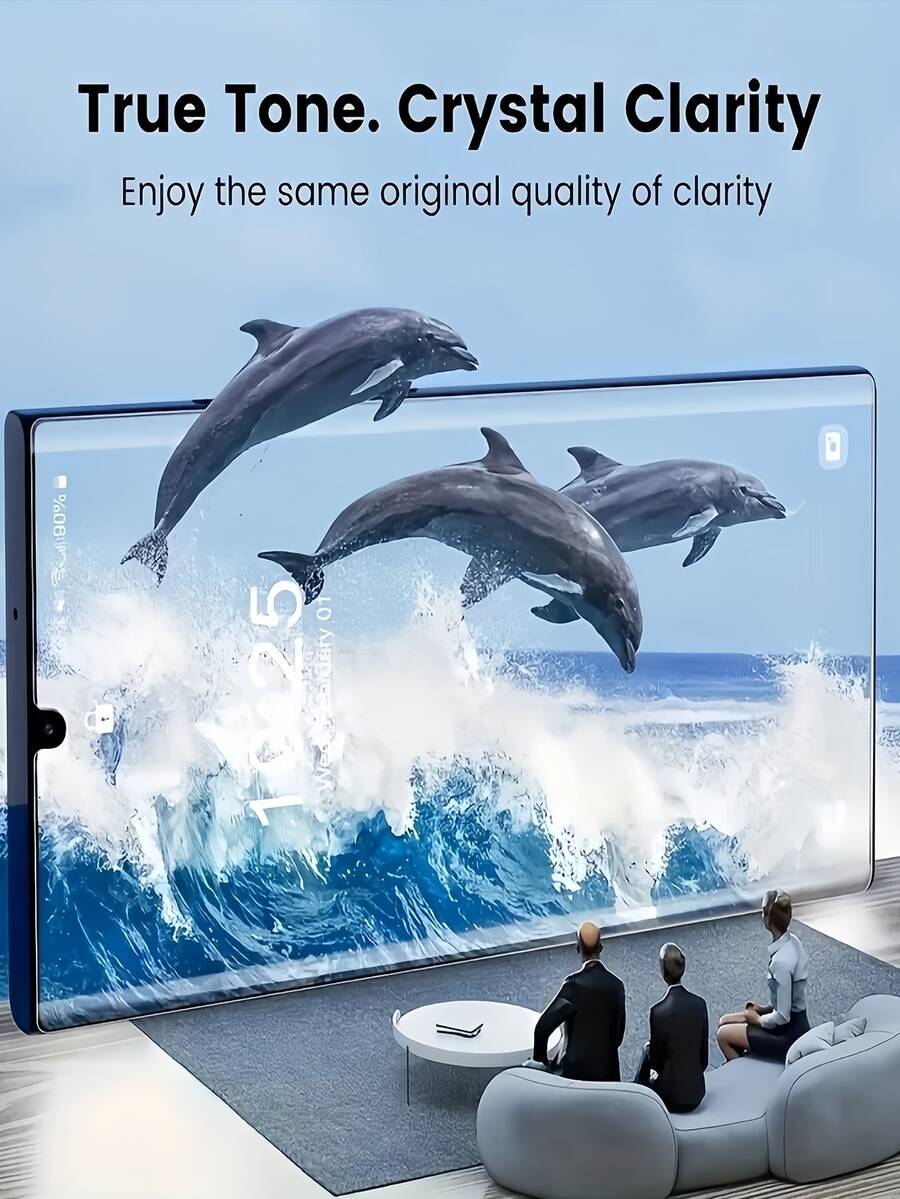 3 piezas de película de hidrogel 3D curva HD