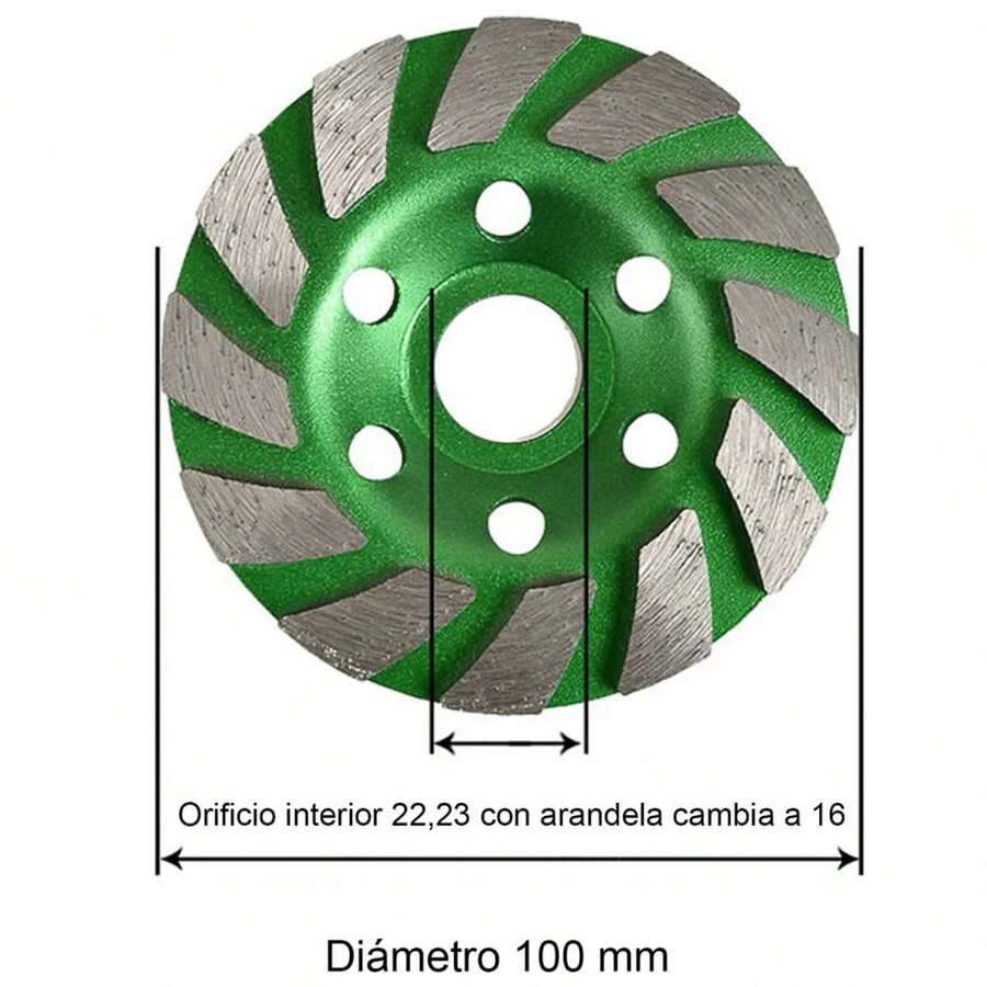 Segmento de Diamante Muela