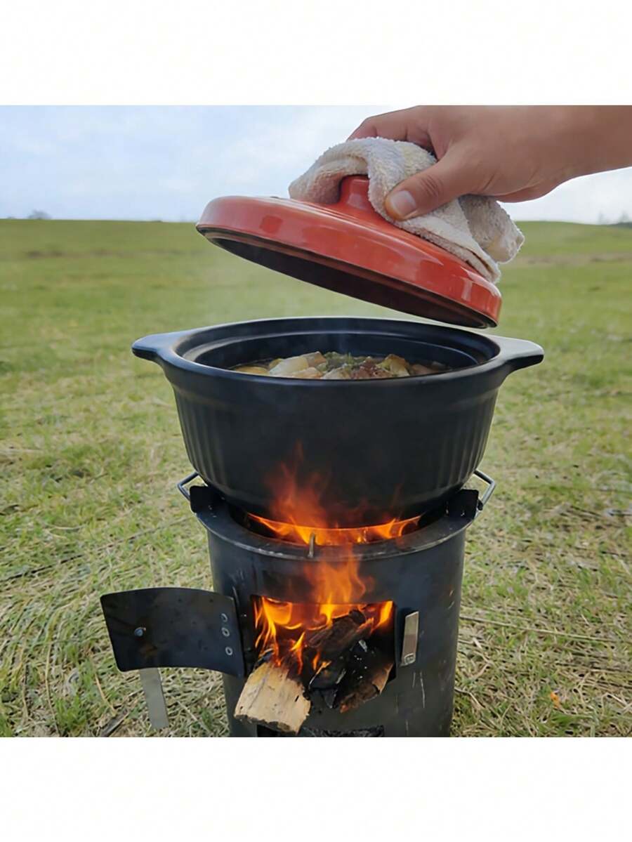 1 pieza Fogata compacta para exteriores, Parrilla de carbón