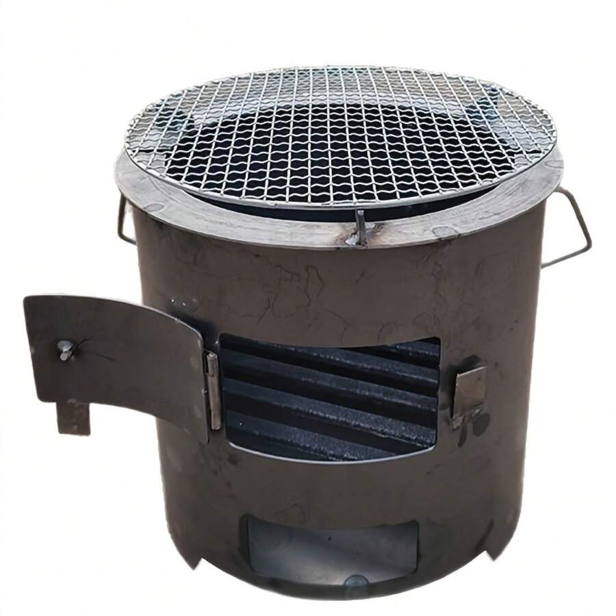 1 pieza Fogata compacta para exteriores, Parrilla de carbón