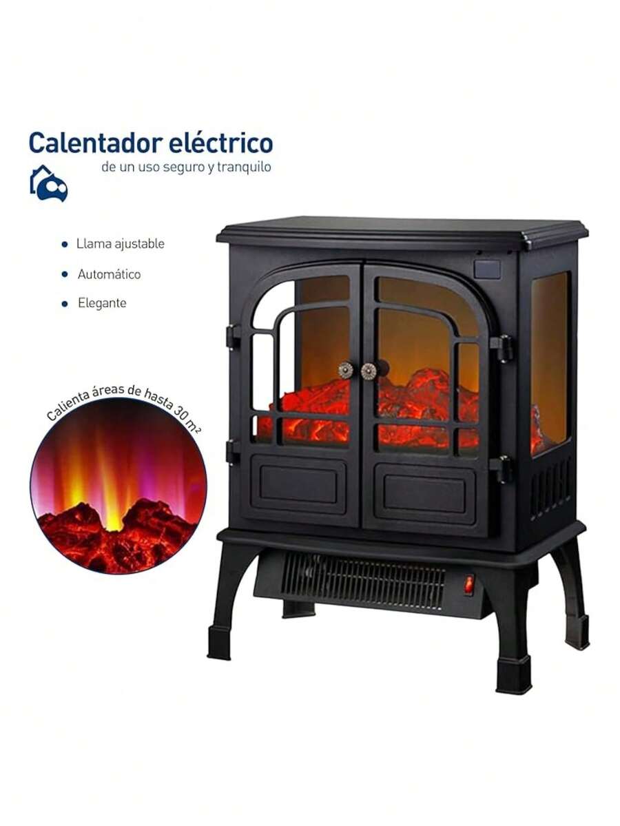 Chimenea Eléctrica con Efecto de Llama