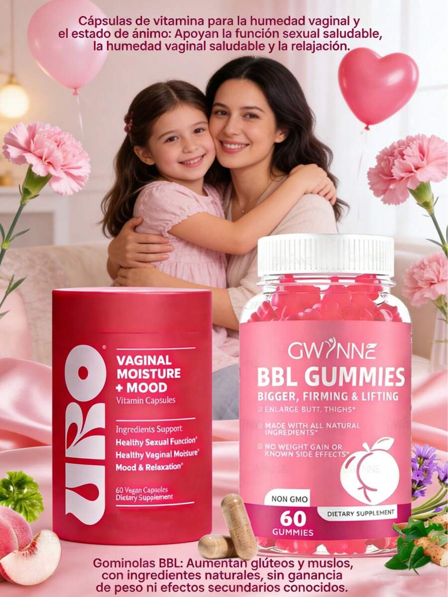 BBL Gummies + Cápsulas Humedad Vaginal
