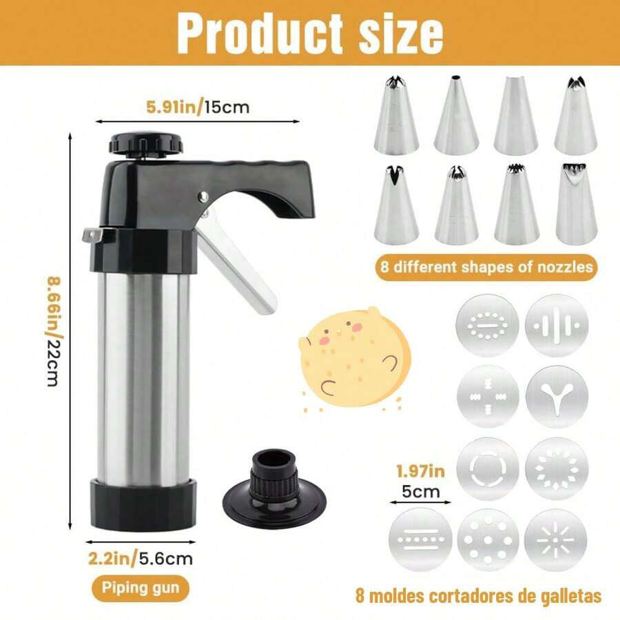 Kit De Prensa Para Hacer Galletas Y Maker De Pasteles