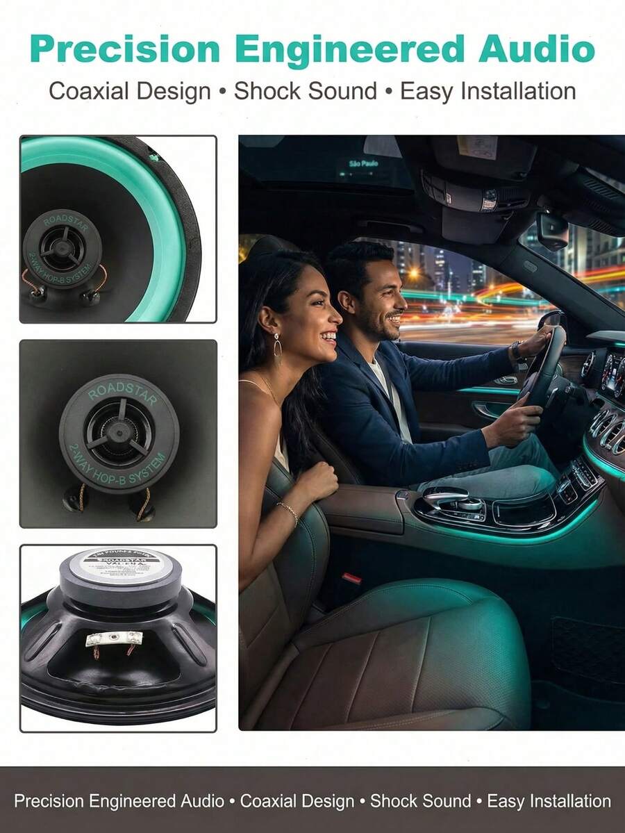 Altavoz estéreo coaxial universal