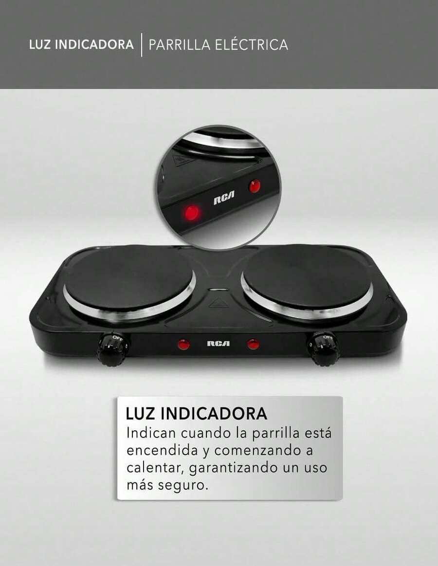 RCA Parrilla Eléctrica RC2000N