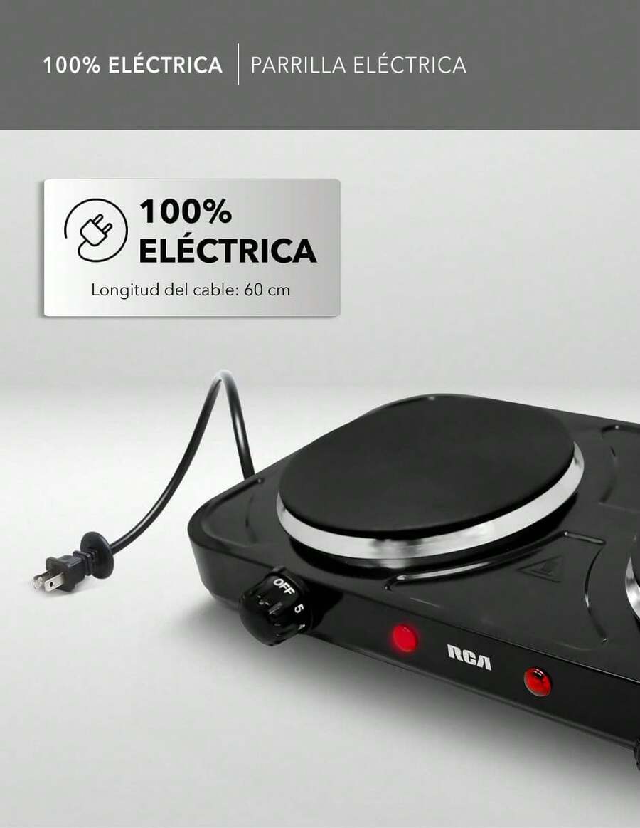 RCA Parrilla Eléctrica RC2000N