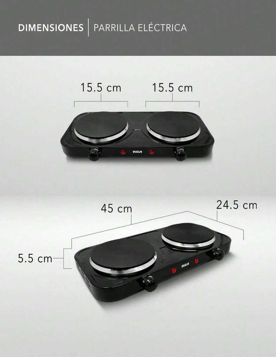 RCA Parrilla Eléctrica RC2000N
