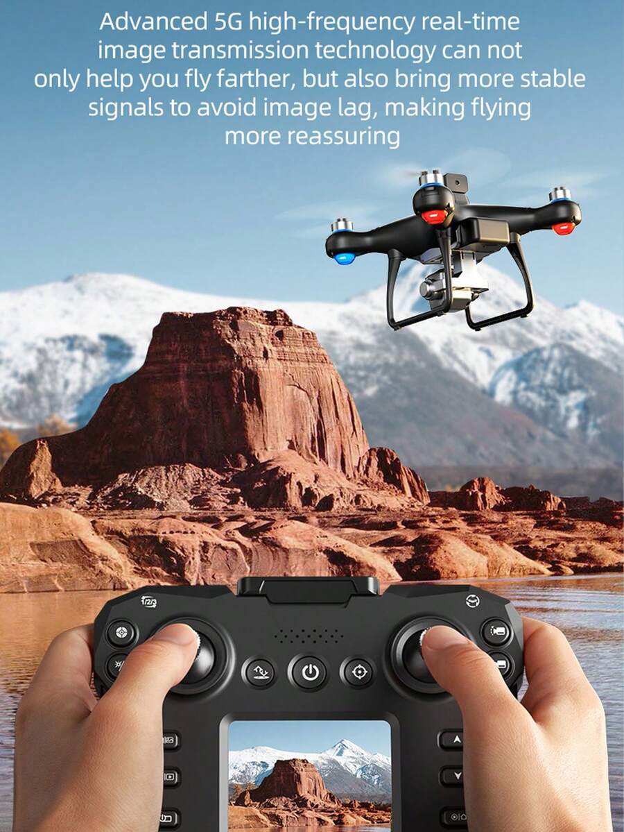 Avión de juguete de cuatro ejes con control remoto