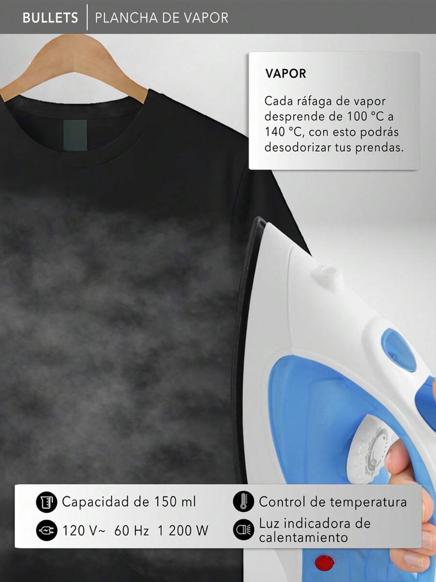 Plancha de Vapor
