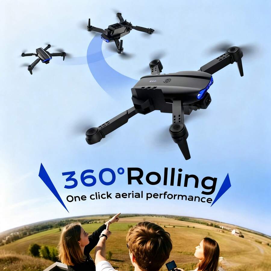Drone con cámara dual E99 con Wi-Fi