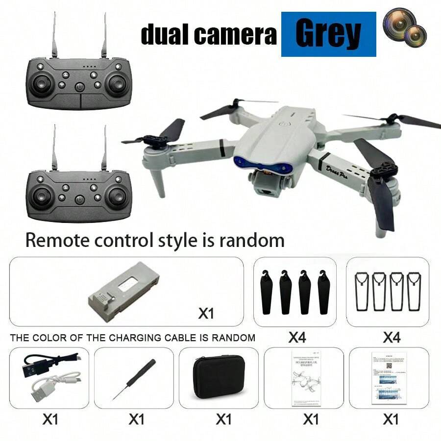 Drone con cámara dual E99 con Wi-Fi