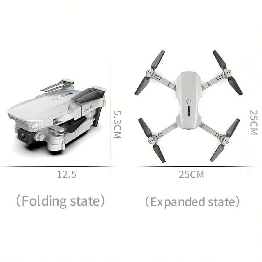 Drone - Plegable y portátil con 2 cámaras y control remoto