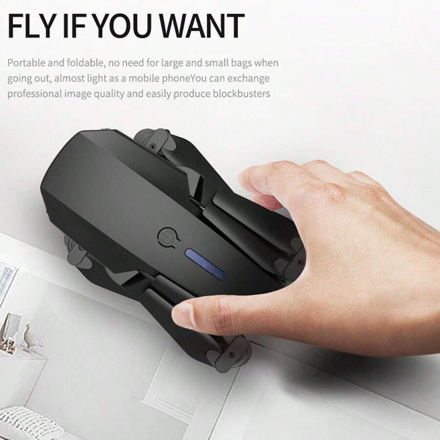 Drone - Plegable y portátil con 2 cámaras y control remoto