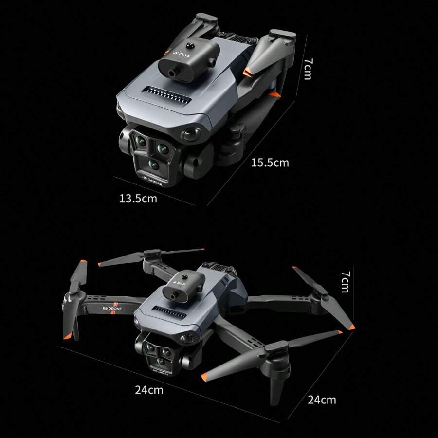 Dron plegable profesional con control remoto