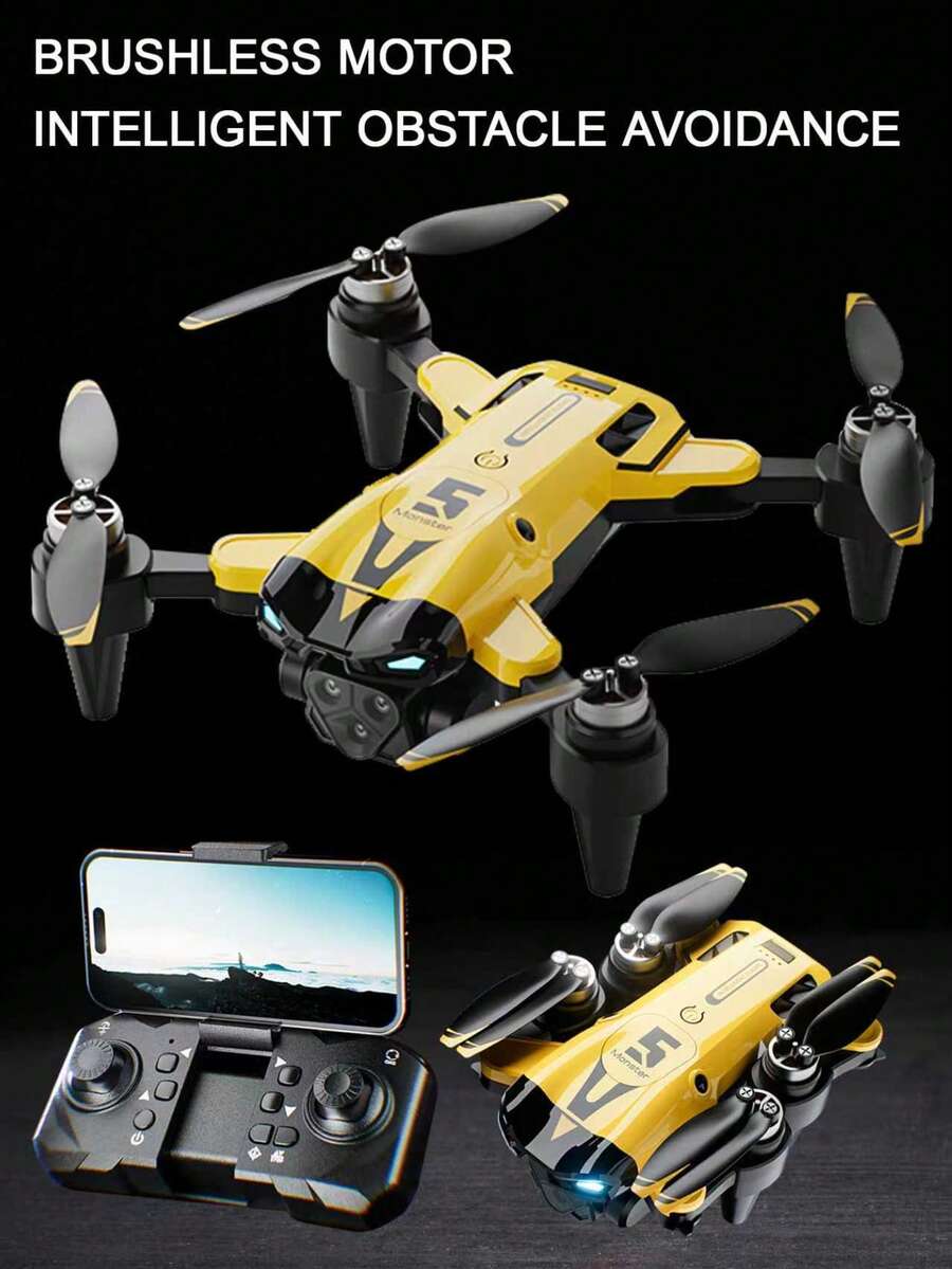 Drone de alta definición con tres cámaras