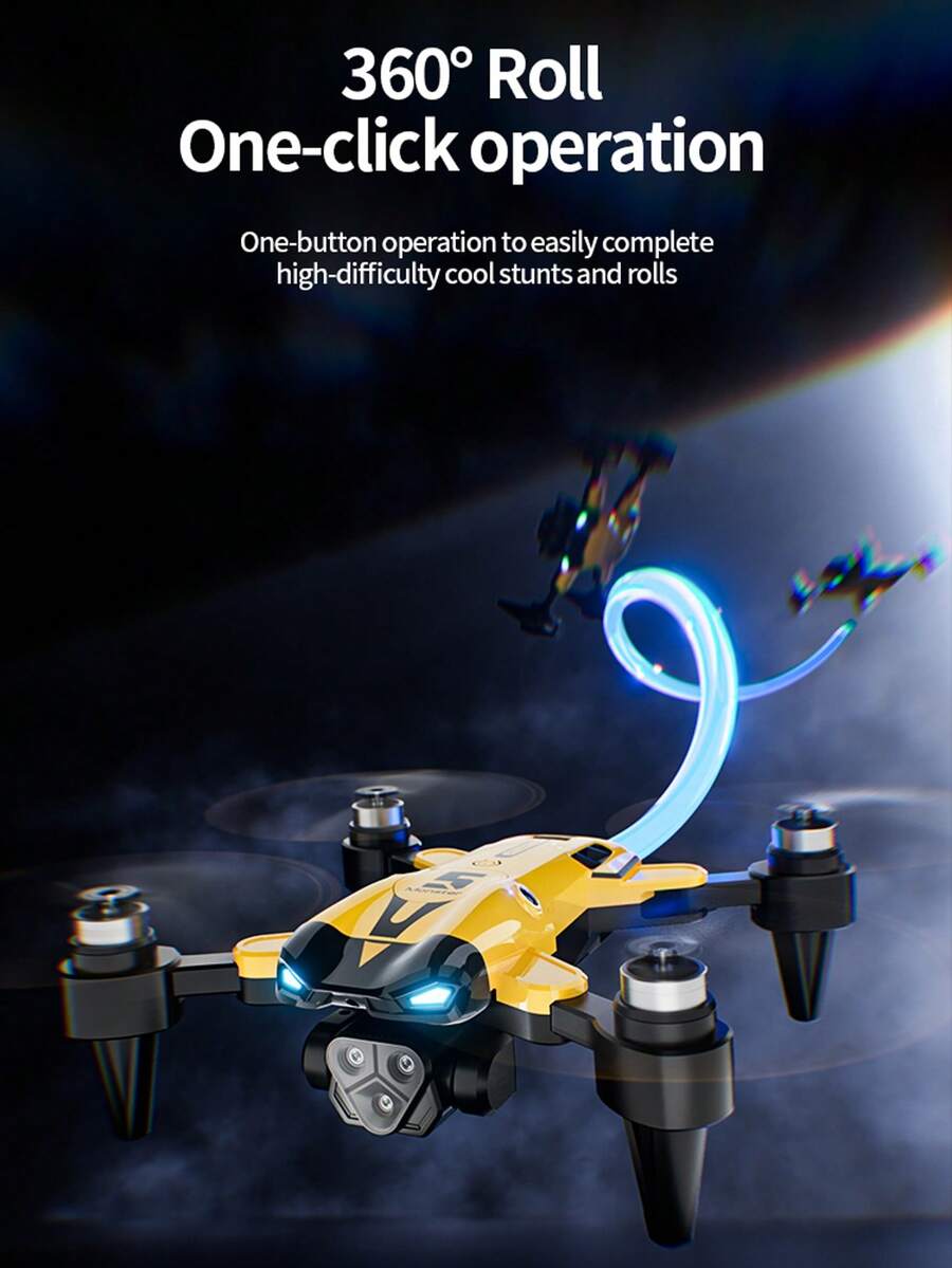 Drone de alta definición con tres cámaras