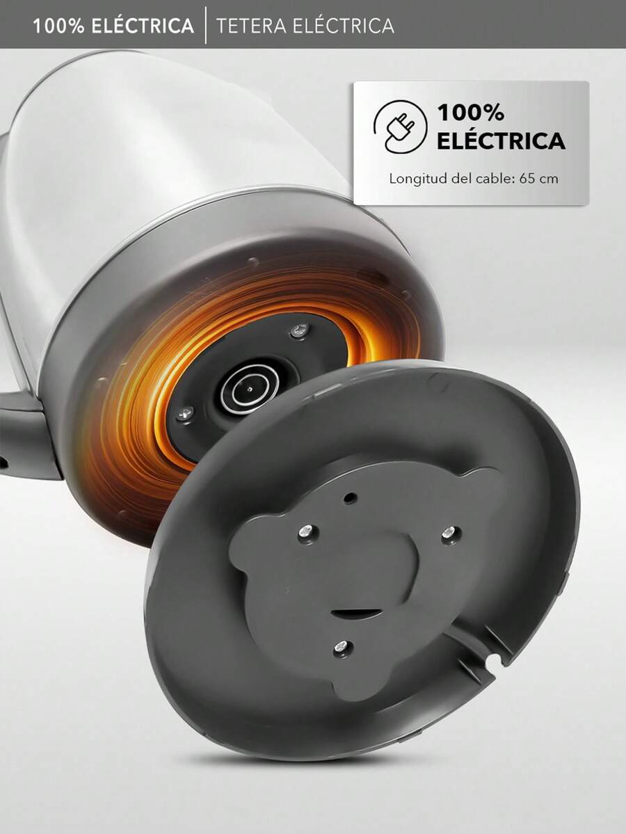 RCA Tetera Eléctrica de Acero Inoxidable