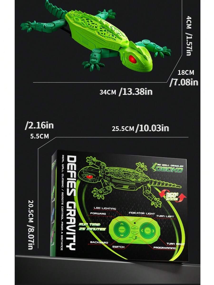 1x Geco de plástico RC