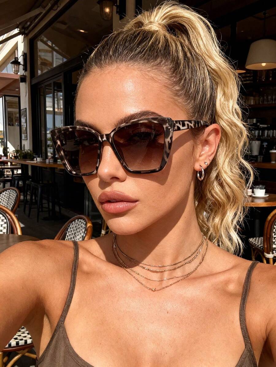 Gafas de moda de ojo de gato para mujer