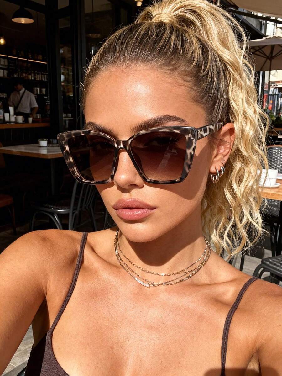 Gafas de moda de ojo de gato para mujer