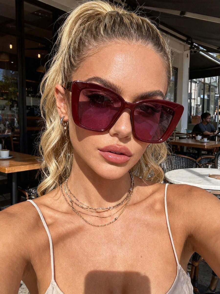 Gafas de moda de ojo de gato para mujer