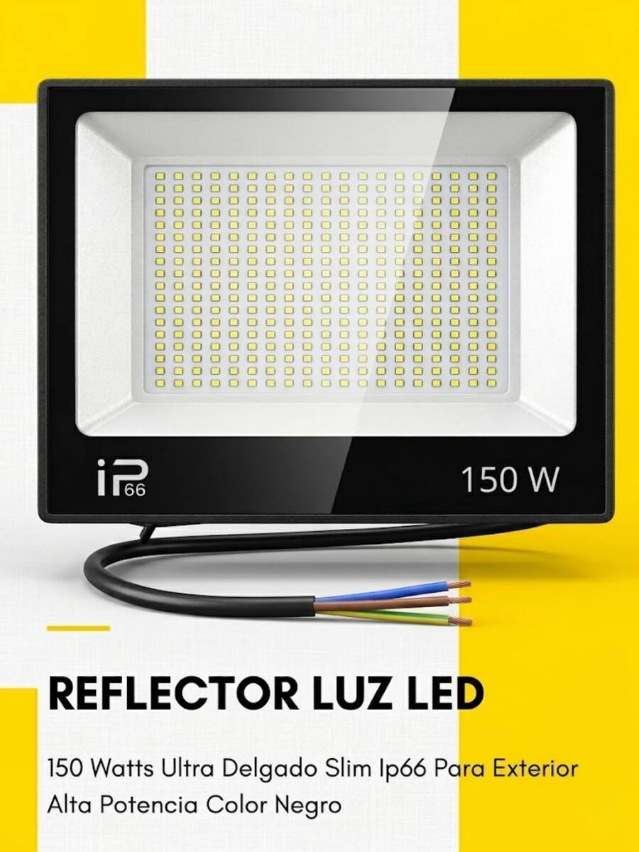Reflector LED Ajustable de 150w con Grado de Protección