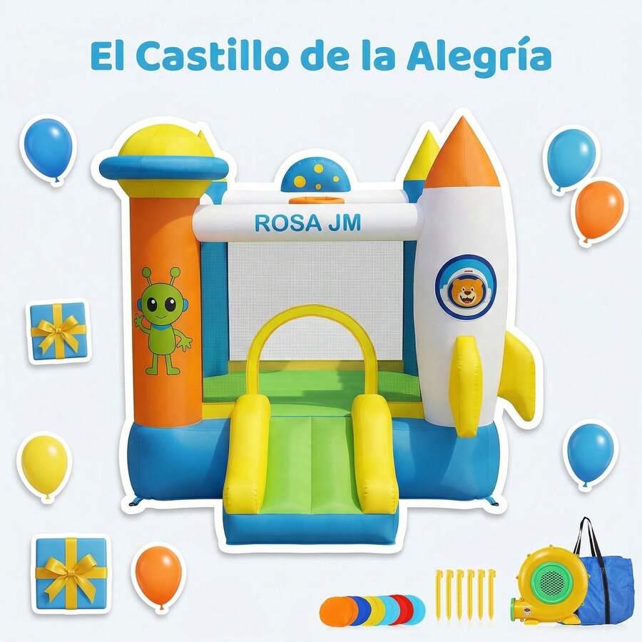 Castillo hinchable grande